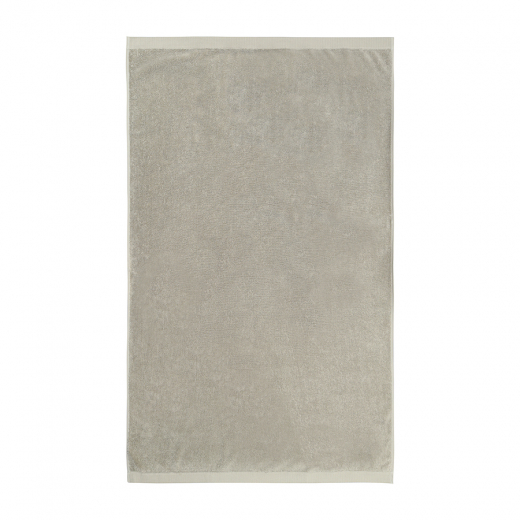 Полотенце банное бежево-серого цвета из коллекции Essential, 90х150 см