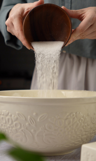 Миска для смешивания Birds of Paradise, 4,2 л, кремовая