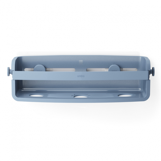 Органайзер для душа Flex Adhesive, голубой