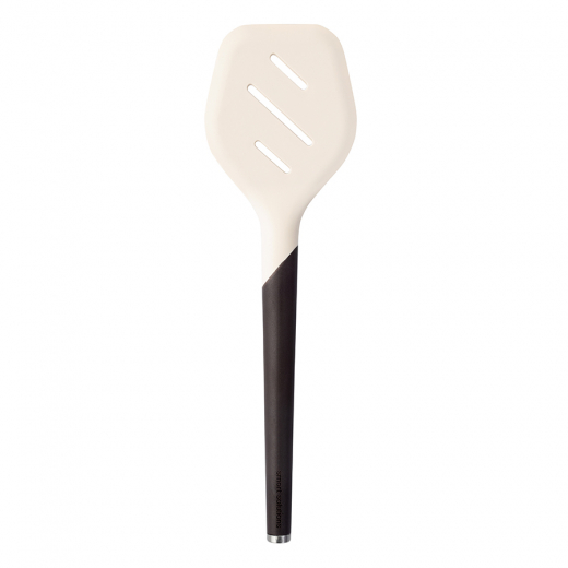 Лопатка с прорезями SmartChef, 32 см, бежевая/бордовая
