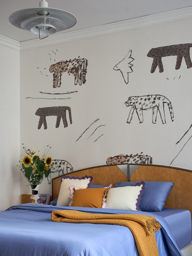 Плед из шерсти цвета охры из коллекции Essential, 130х180 см