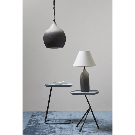 Светильник подвесной Sustainable collection, Ø33х38 см, черный/белый