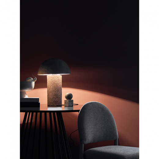 Лампа настольная Texture Sleek, Ø32х42 см, бежевая