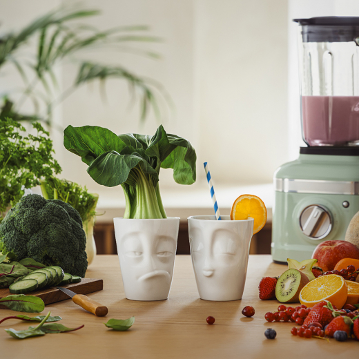 Набор кружек Kissing & Snooz, 350 мл, белый, 2 шт.