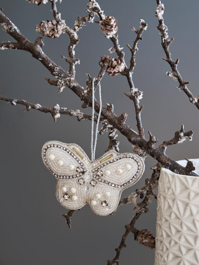 Набор елочных украшений Christmas pearls из коллекции New Year Essential, 4 шт.