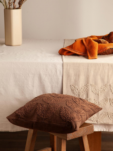 Чехол на подушку Desert Leaf из коллекции Essential, 45х45 см
