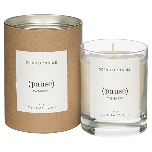 Свеча ароматическая The Olphactory, Pause, Cashmere (новая), 40 ч