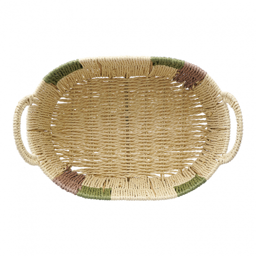 Корзина плетеная овальная Bodhran Nature из коллекции Ethnic, размер L