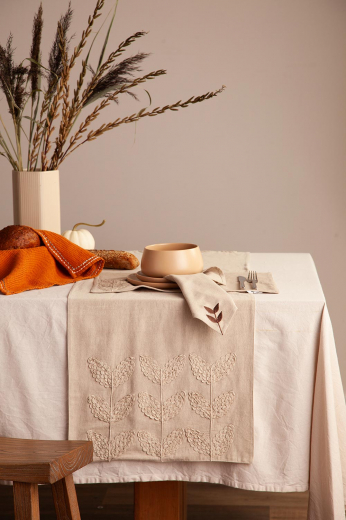 Салфетка под приборы Desert leaf из коллекции Essential, 33х48 см