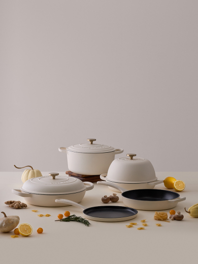 Сковорода чугунная Ø26 см из коллекции "Шеффилд", молочная