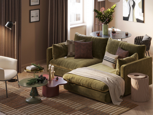 Чехол на подушку Desert Leaf из коллекции Essential, 45х45 см