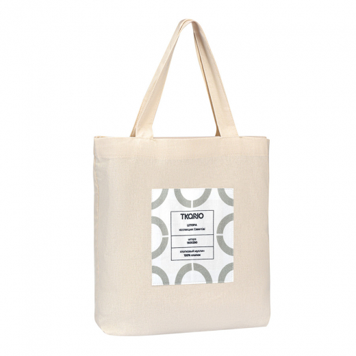 Штора из муслина бежевого цвета из коллекции Essential, 150х290 см