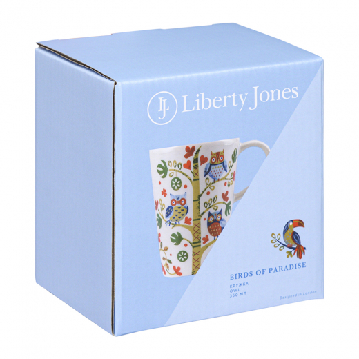 Кружка Owl из коллекции Birds of Paradise в подарочной упаковке, 350 мл