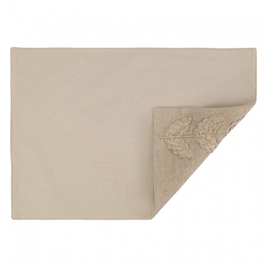 Салфетка под приборы Desert leaf из коллекции Essential, 33х48 см