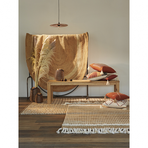 Ковер из джута и шерсти Mumbai из коллекции Ethnic, 70x160см