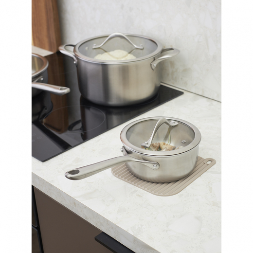 Подставка-прихватка под горячее Smart Helper, 19х18 см, бежевая