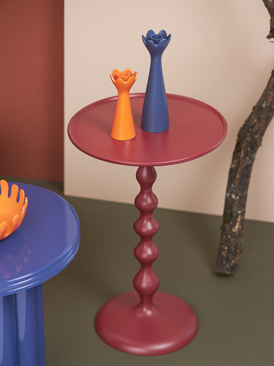 Столик приставной Fluid, Ø38 см, жженый оранжевый