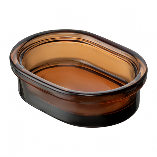 Мыльница Amber, темно-янтарная