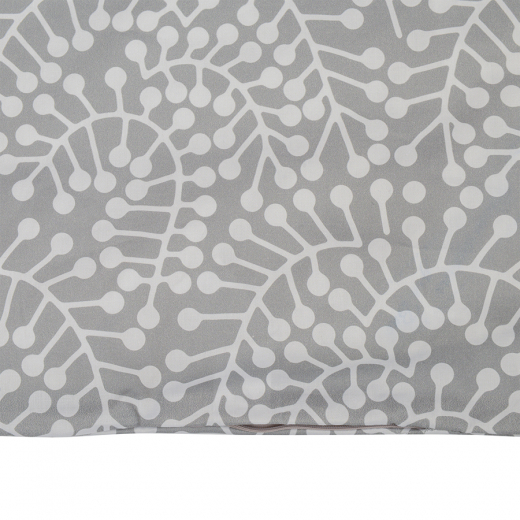 Комплект постельного белья серого цвета с принтом Спелая смородина из коллекции Scandinavian touch, 150х200 см