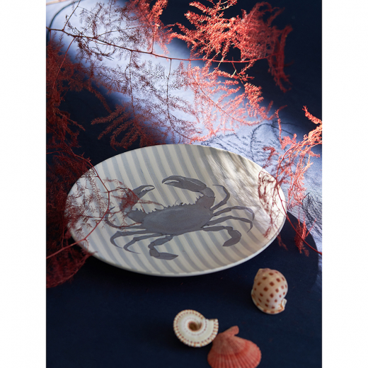 Набор из четырех тарелок Aquarium из коллекции Sea treasures, Ø21,5 см