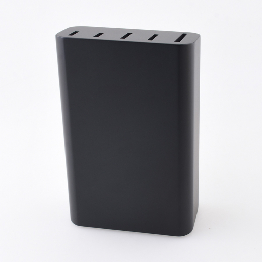 Набор ножей кухонных с подставкой Prime, 5 шт., черный