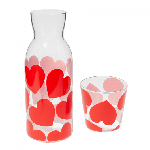 Набор из кувщина и стакана Love, 2 шт.