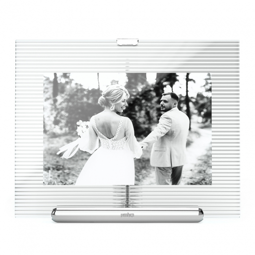 Фоторамка Flute, 16х20 см, хром