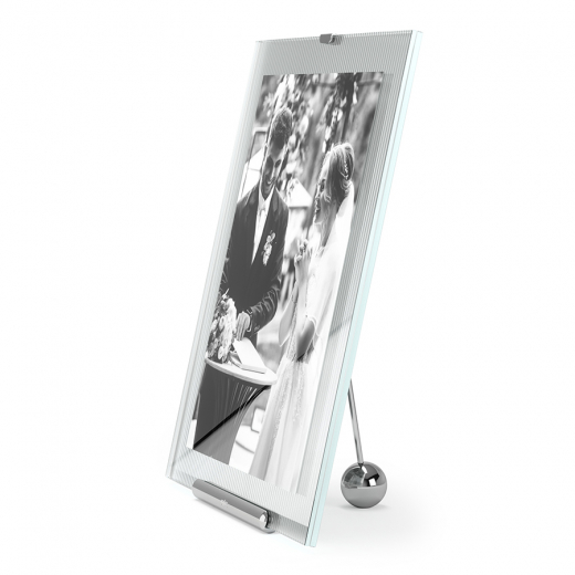 Фоторамка Flute, 26х30 см, хром