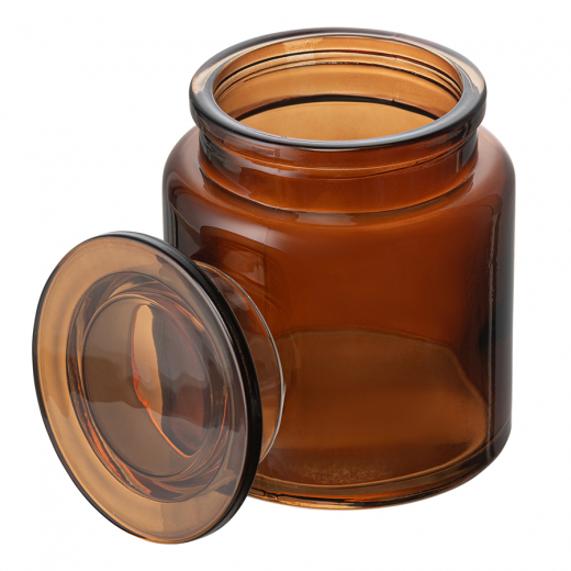 Банка для хранения Amber, темно-янтарная