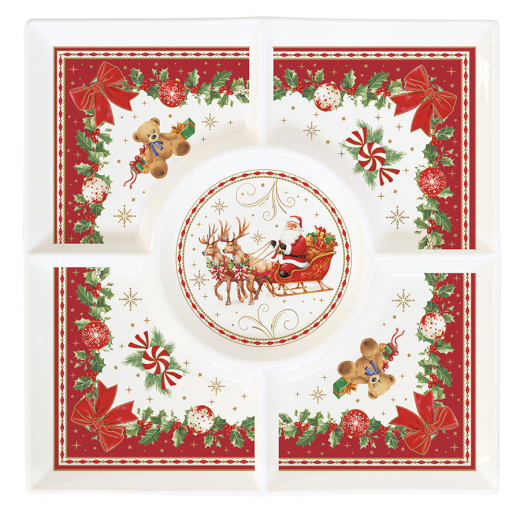Блюдо сервировочное Christmas Heritage, 25х25 см