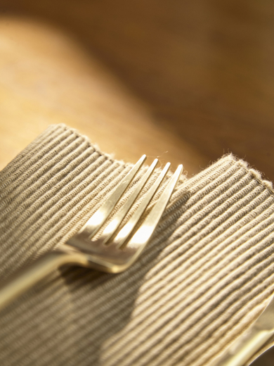 Набор столовых приборов Pure, золотистые матовые, 24 пред.