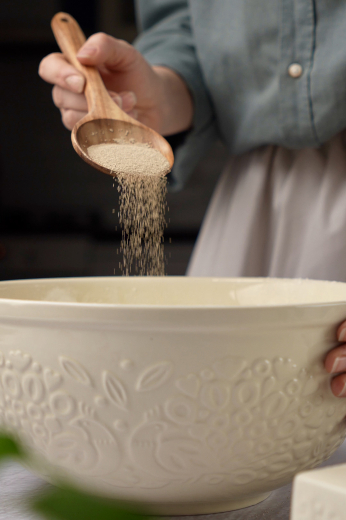 Миска для смешивания Birds of Paradise, 4,2 л, кремовая