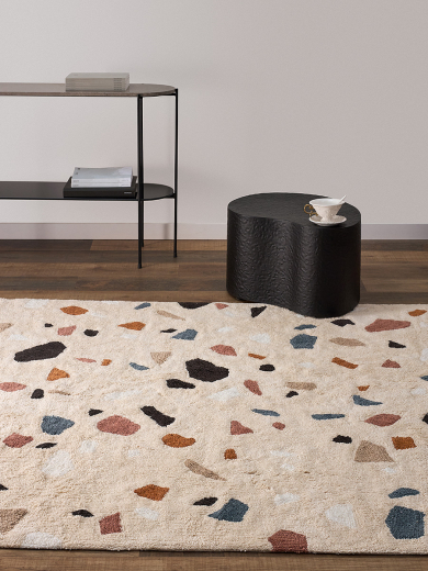 Ковер из хлопка Terrazzo Poetry из коллекции Ethnic