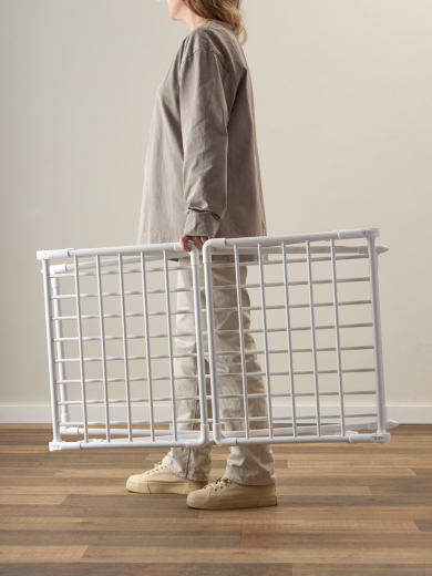 Сушилка напольная складная Hang, белая