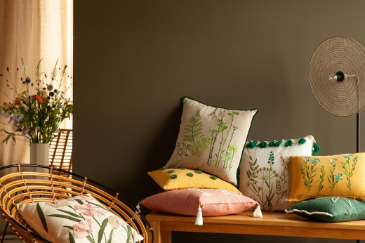 Подушка декоративная Summer garden из коллекции Ethnic, 45х45 см