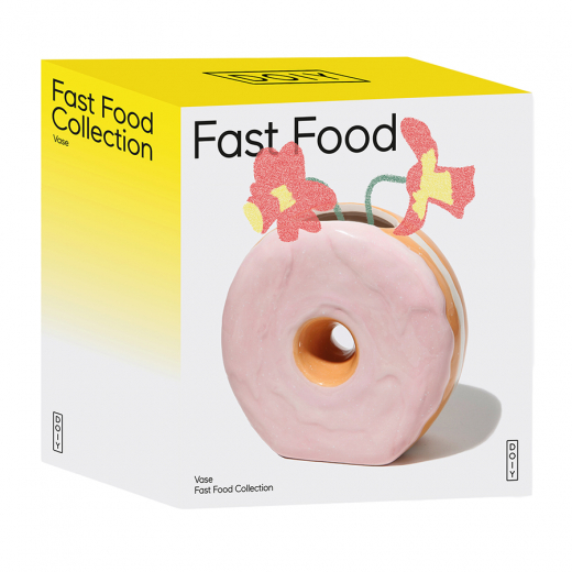 Ваза для цветов Fast Food, Donut, 16 см