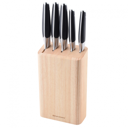 Набор ножей кухонных с подставкой Prime, 5 шт.