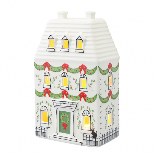 Домик с подсветкой Olgod из коллекции New Year Essential, 19см