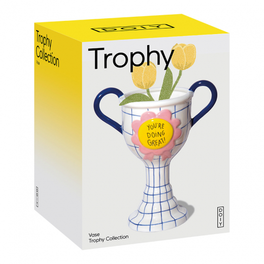 Ваза Trophy, 21 см, белая