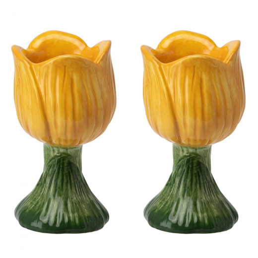 Набор из двух подставок для яиц Floret из коллекции Blossom