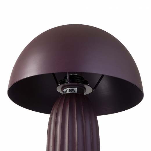 Лампа настольная Texture Sleek, Ø24х37 см, вишневая