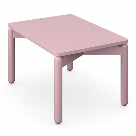 Столик кофейный Saga, 50х70 см, розовый