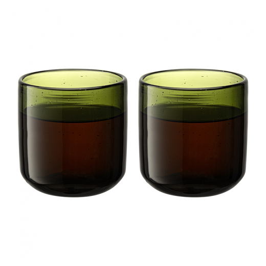 Набор стаканов Flowi, 310 мл, темно-зеленые, 2 шт.