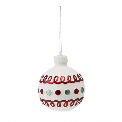 Набор ёлочных украшений с подсветкой Festive embroidey из коллекции New Year Essential, 4 шт.