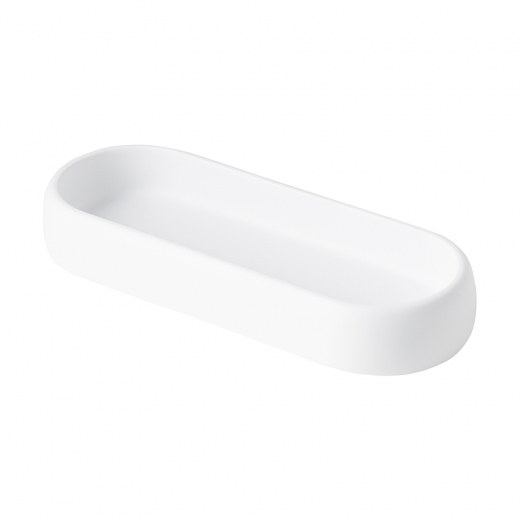 Подставка для ванных принадлежностей Slim, белая, малая