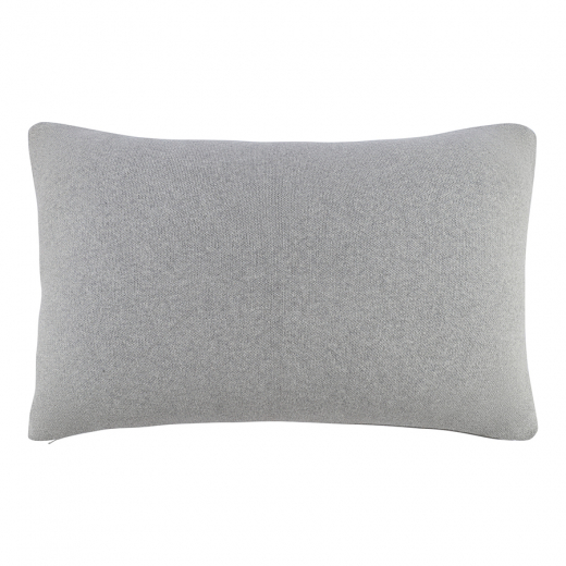 Подушка вязаная с новогодним рисунком Christmas Village из коллекции New Year Essential, 40x60 см