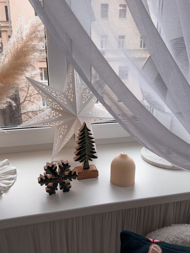 Декор новогодний Christmas symbol из коллекции New Year Essential, 12 см