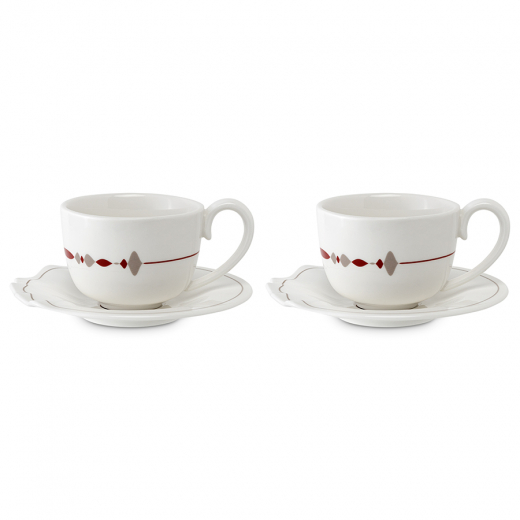 Набор из двух чайных пар из коллекции Canto, 240 мл