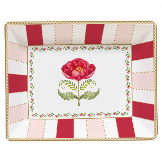 Блюдо Flowery, 14х11 см