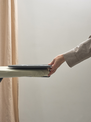 Доска гладильная напольная Smart Iron, 123х46 см, молочная